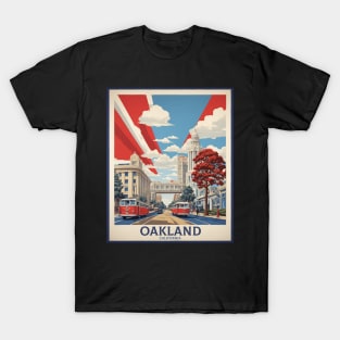 Oakland California United States of America Tourism Vintage Poster T-Shirt